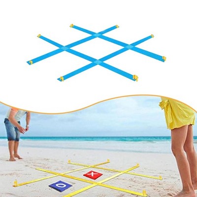Riesiges Outdoor Fingerwurfspiel, vielseitiges interaktives Spiel mit Bodeneinsätzen,