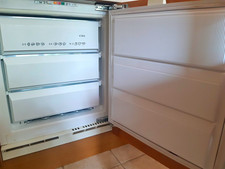 CDA Integrated Under Counter Freezer White Gloss 133L Single Door 3 Drawer