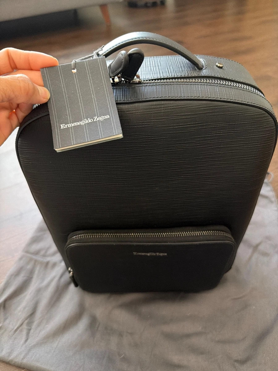 Black Leather Ermenegildo Zegna Bags for Men for sale | eBay