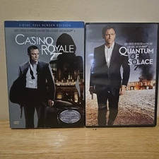 Casino Royale (2-Disc Full Screen Edition) & Quantum Of Solace - DVD Bundle