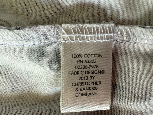 Christopher & Banks 100% cotton Top size 1X Zip Up Sweatshirt summer colourful - Picture 11 of 12