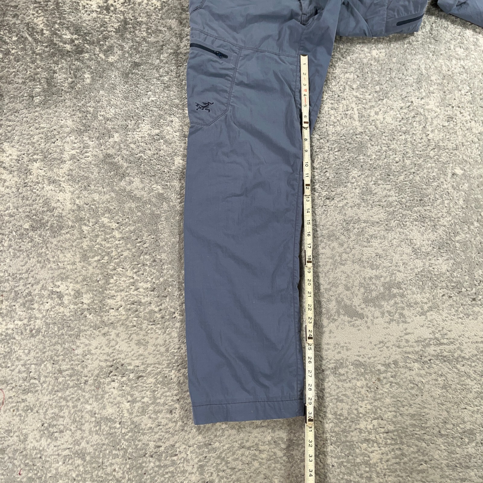 Arcteryx Pants Womens 12 Blue Palisade Belted Nylon Blend Hiking Outdoor Logo thumbnail 11