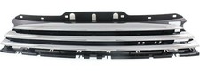 Fits Mini One R56 2006-14 Front Grille Main Centre Matte Black W/Chrome Moulding