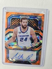 2021-22 Panini Prizm - College Penmanship Mitch Ballock #CP-MBA Orange Ice 