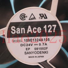 109E1324A105 24V 0.7A For SANYO San Ace 127 New cooling fan
