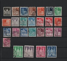 Amerikanische und britische Zone: aus Mi. Nr. 73 - 100 I, gestempelt