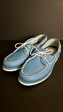 Sperry Gold Cup Authentic Original 2-Eye Blue Boat Shoes STS25049 Mens Size 9