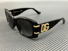 Image of DOLCE & GABBANA DG4501 501 8G Black Grey Gradient Women's 54 mm Sunglasses