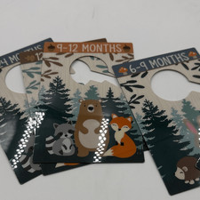 Baby Closet Dividers with Forest Animal Design