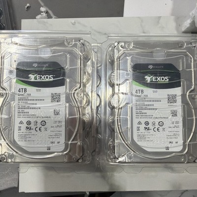 Seagate EXOS ST4000NM0125 4TB 7200RPM 12Gbps 3.5'' SAS HDD Hard Drive 1YZ207-004