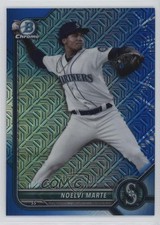 2022 Bowman Chrome Prospects Mega Box Blue Mojo Refractor /150 Noelvi Marte 18ia