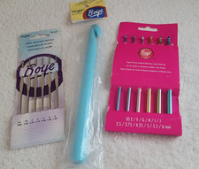 Pre-owned NOS Set of 13 Boye Crochet Hooks for Yarn and Thread Crocheting
