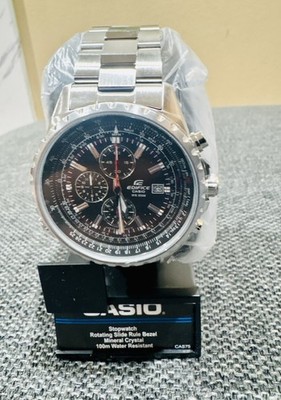 Casio Edifice EF527D-1AV Men s Stainless Steel Chronograph Flight Watch