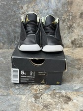Nike Jordan 13 Retro GT Black/metallic Gold Mint Sneakers Toddler Size 5C