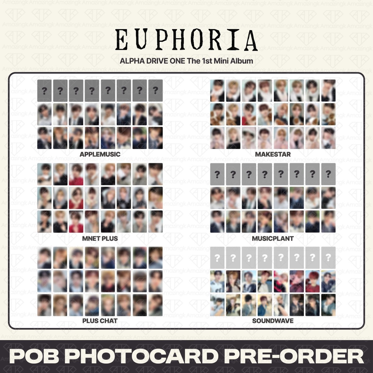 PreSale] Alpha Drive One ALD1 1st Mini Album Euphoria POB