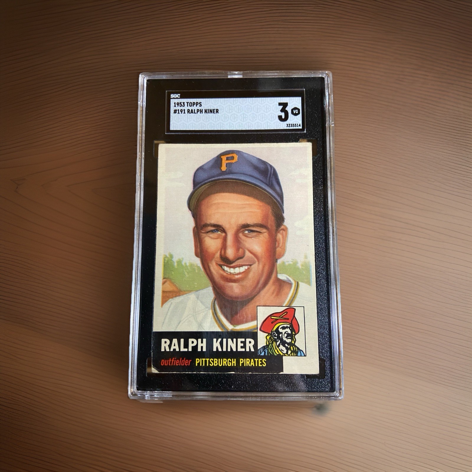 1953 Topps #191 Ralph Kiner SGC 3 VG
