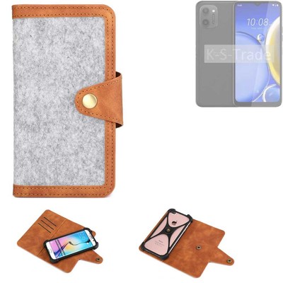 Schutz-Hülle für HTC Wildfire E Plus Handyhülle, hellgrau