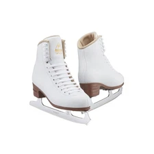 Jackson Ultima Artiste Women Ice Skate w/ Mark IV Blade, White - Size 5 C Womens