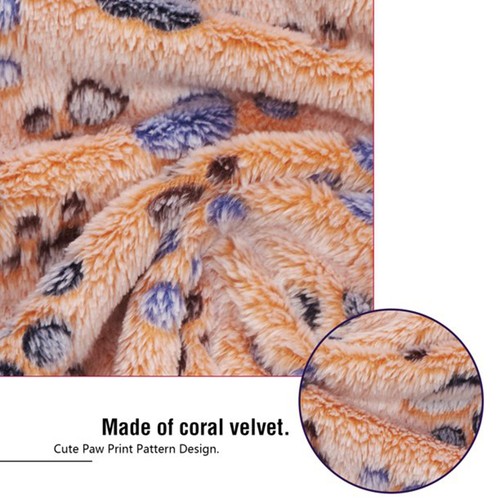 2X Puppy Soft Warm Pet Dog Blanket for Cat Doggy Kitten Sleep Bed Mat Cushions - Picture 4 of 9