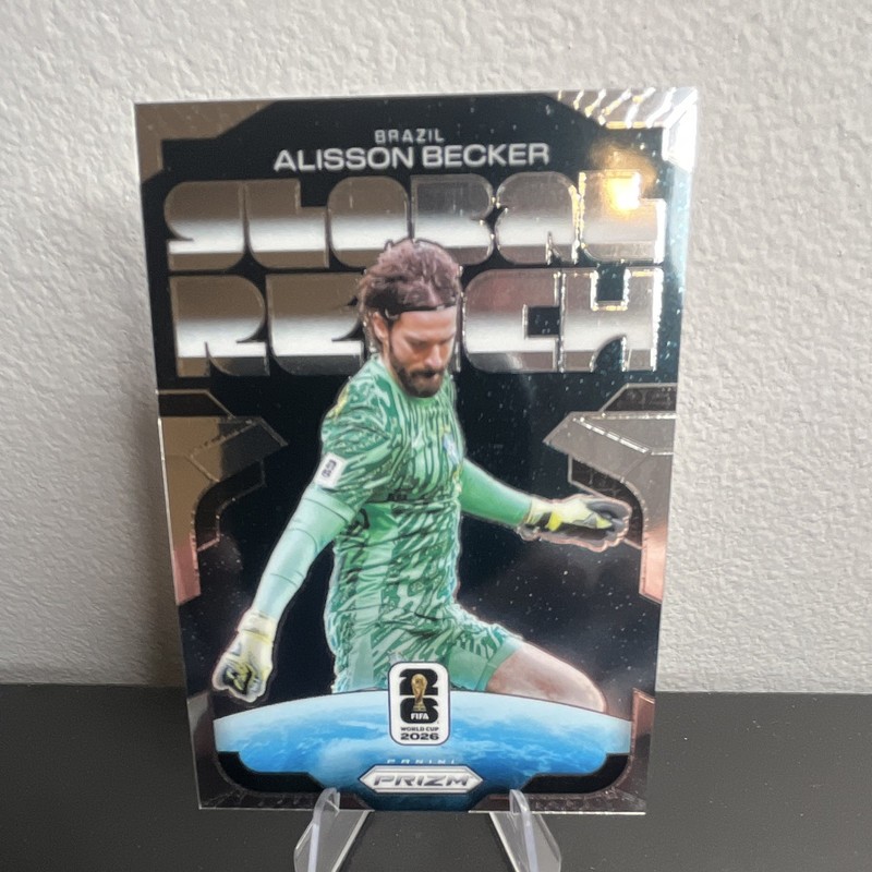 Panini Prizm FIFA World Cup 2026 Alisson Becker Stars Reach #24 Brazil