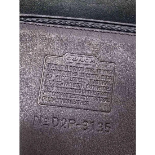 Must Have! Vintage COACH 9135 Small Hippie Flap Crossbody Bag 90s Black Leather - Bild 5 von 6