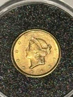 1851 $1 Dollar "Liberty Head" Type 1 GOLD coin (excellent specimen)