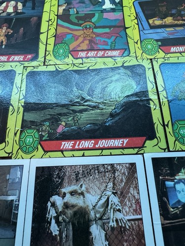 Topps 1989 1990 TMNT Teenage Mutant Ninja Turtles Trading Cards Lot - Picture 9 of 12