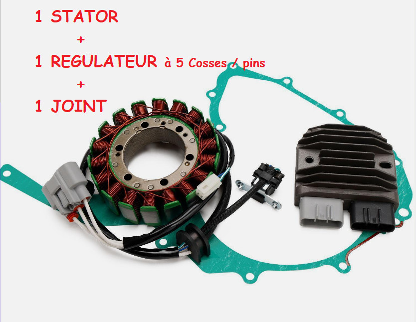 Stator régulateur 900 TDM alternateur neuf pour moto routière de 2005