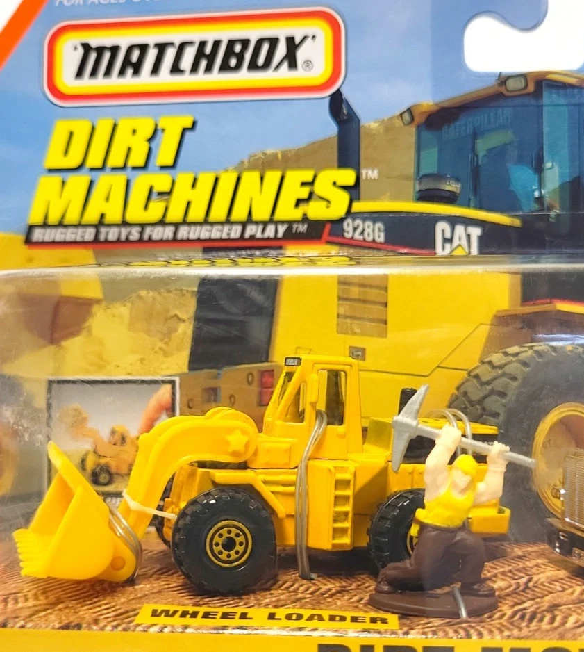 Matchbox Dirt Machines 1/64 Caterpillar Diecast Sets Movers de Suciedad y Modelador de Campo Foto 4 de 4