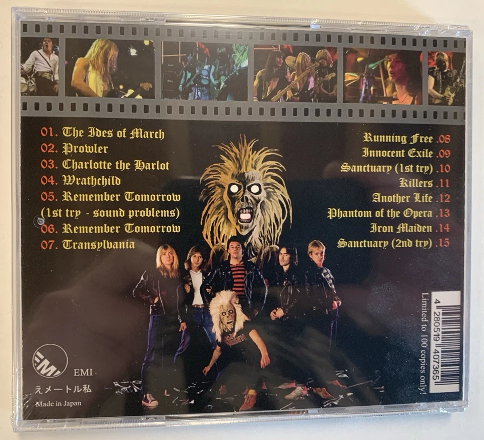 Iron Maiden - Live At Beat Club, Bremen, 1981 CD EMI Japanese Import Limited - Image 2 of 4