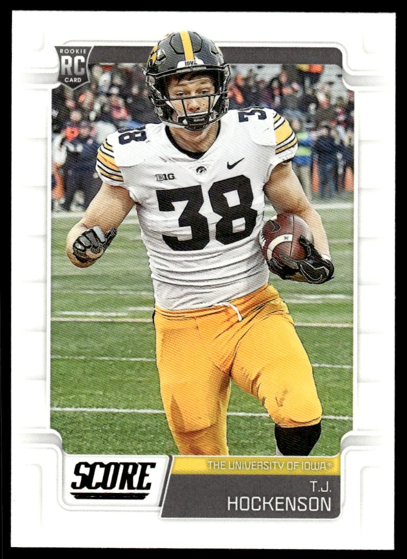 T.J. Hockenson 2019 Score #422 RC Iowa Hawkeyes Football Card