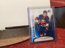 2025-26 SP Hockey Matthew Schaefer Rookie Authentics Blue RC Absolutely Stunning