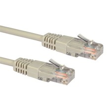 Cables Direct 3m Cat5e networking cable U/UTP UTP Grey