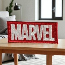 Marvel Logo Embroidery Patch 2 X 4 - 2.5  X  ...