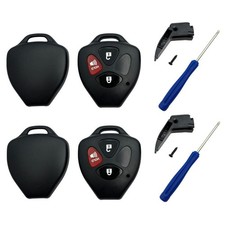 OVIOBOER Replacement Key Fob Shell Case Fits for 2006-2018 Toyota Black