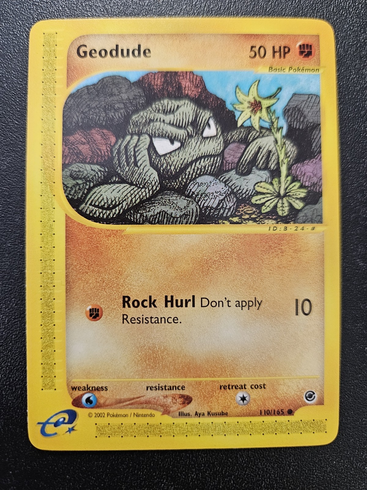 Pokemon Expedition Geodude 110/165 NEAR MINT