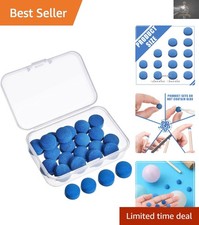 High-Quality 20 pcs Pool Cue Tips Replacement Kit - 12/13 mm for Optimal Control