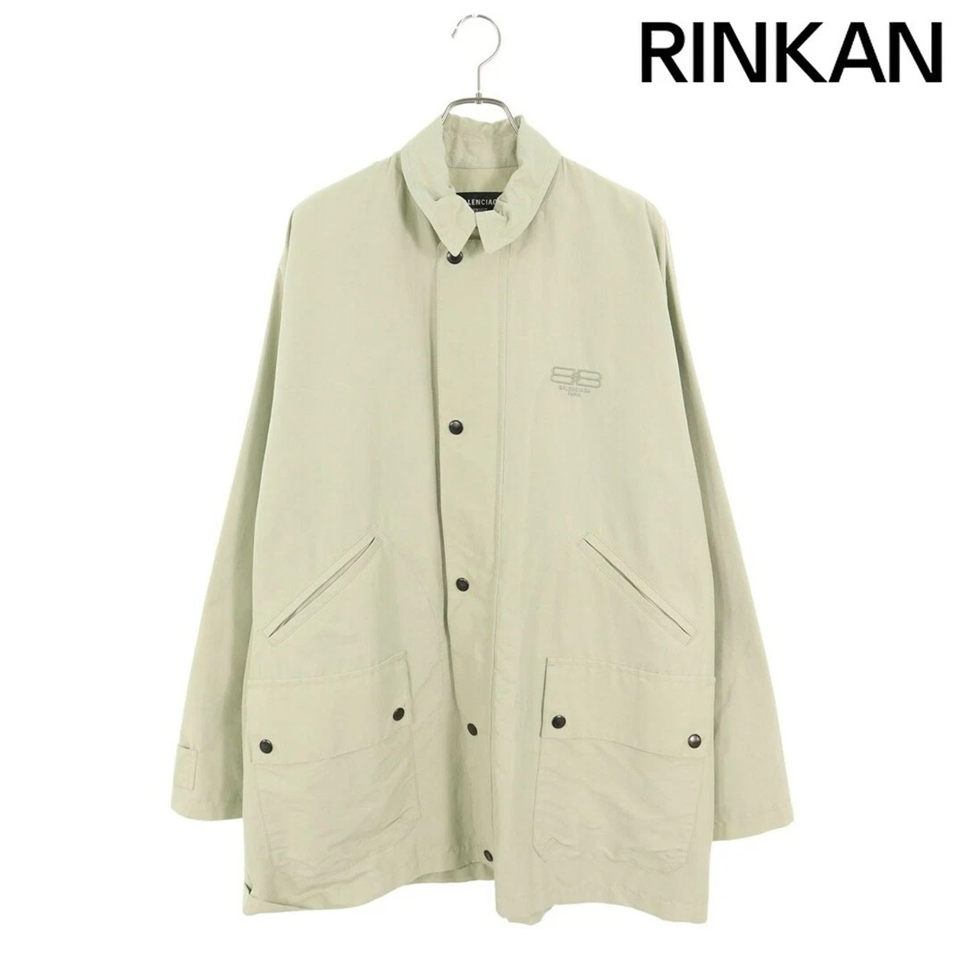 Cappotto uomo Balenciaga 698868 TMO17 logo ricamato 1 usato79a52efcfe23d99ef