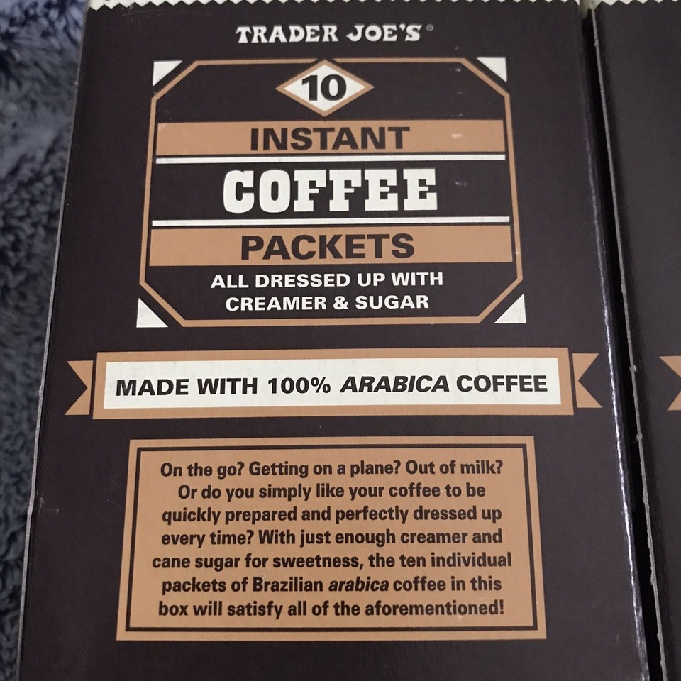 Lot of 2 Boxes Trader Joe's All Dressed Up 4.2oz /120g 20 Instant ...