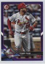 2018 Bowman Purple /250 Tommy Pham #87 1j1i
