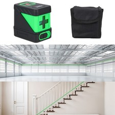 Pro Laser Level Set - Class 1 Green Laser + Target (Self-Leveling) DIY Home