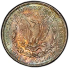 1881-S PCGS MS64 Morgan Dollar - Spectacular Rainbow Toning & Premium Eye Appeal