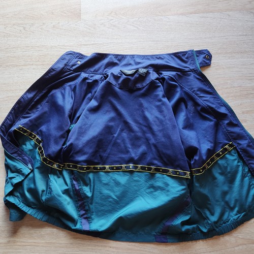Vintage Christian Dior Monsieur Windbreaker Jacket Zip-Up Green Blue Men's L - Picture 8 of 10