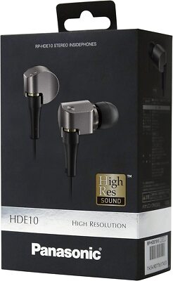 Panasonic Hi-res Sound Canal Type Earphone Rp-hde10-s Silver