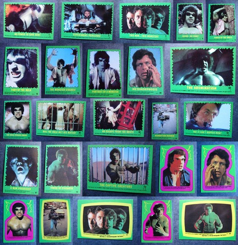 1979 Topps The Incredible Hulk TV Show Card Complete Your Set You U Pick 1-88