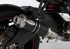 Hurric Auspuff Supersport Alu schwarz Yamaha FZ-8/Fazer FZ8 Fazer Black Edition