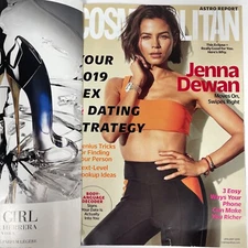 Cosmopolitan Magazine January 2019 Jenna Dewan Body Language Dating Strategy