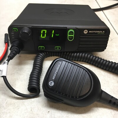 Motorola XPR4350 VHF 136-174mhz 45w radio AAM27JQC9LA1AN LATEST FIRMWARE!
