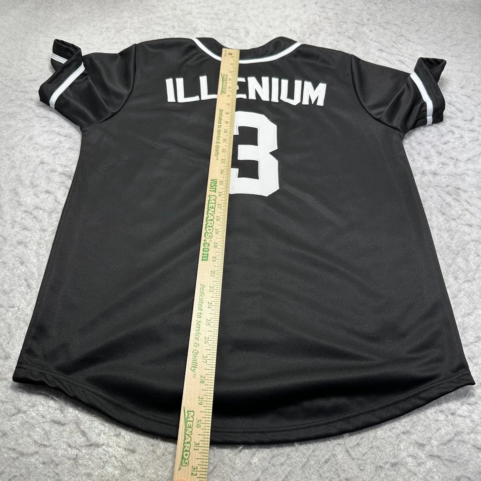 Illenium 2019 Electric Family Tour Baseball Jersey Shirt Black Mens Size Large L - Image 4 of 4