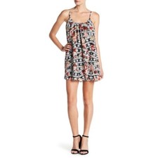 NWT Show Me Your Mumu Trapeze Mini Dress Rose Ranger Black Aztec Floral Small